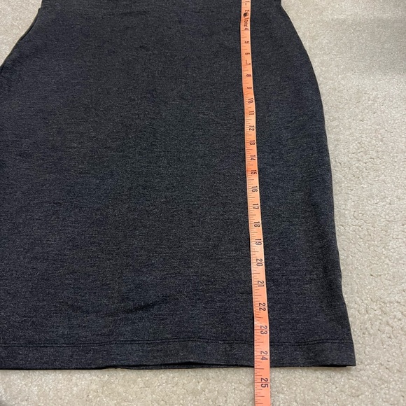 Heather Gray Pencil Skirt - Picture 4 of 6